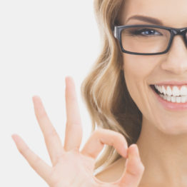 lady with okay sign