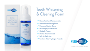 pure smile teeth whitening foam 