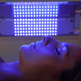 Laser Treatment - Woman having LED light treatment