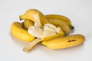 Bunch of bananas for teeth whitening