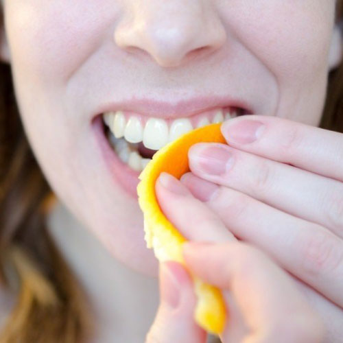 Banana Teeth Whitening Procedure