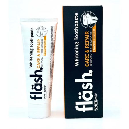 Flaesh Teeth Whitening Toothpaste Orange-Ginger